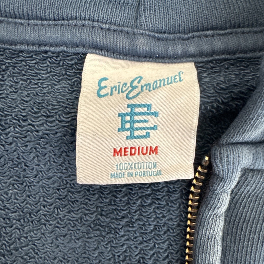 Eric Emanuel EE Syracuse Zip Up Hoodie Size Medium - Picture 4 of 7